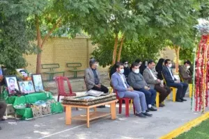 افتتاح زمین چمن مدرسه